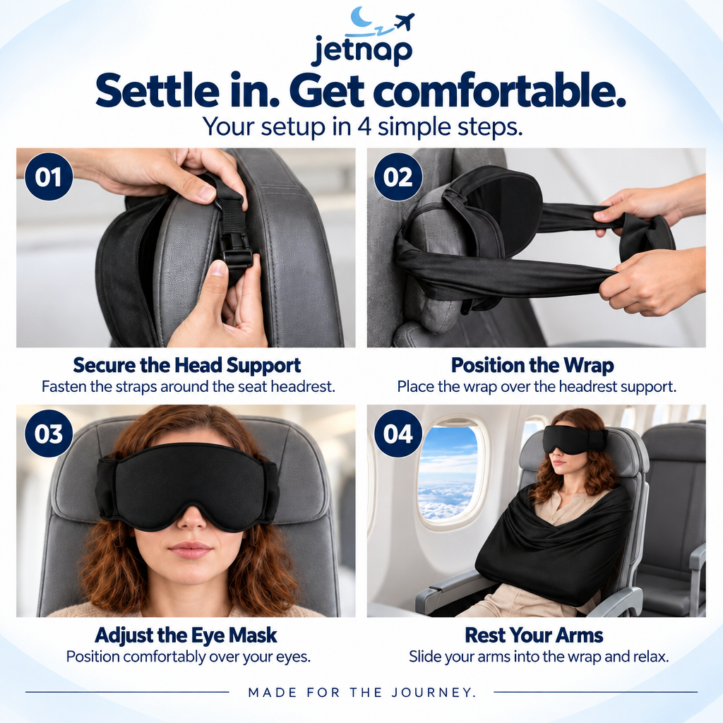 JetNap™ First Class 3-in-1 Travel Sleep Set