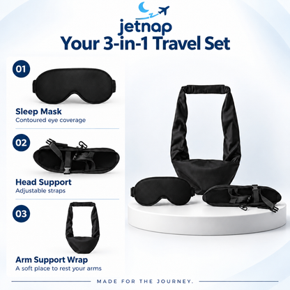 JetNap™ First Class 3-in-1 Travel Sleep Set